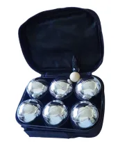 KUBIsport Petanque kovový - 6 koulí