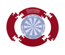Harrows Surround 4 Piece Dartboard - kruh kolem terče - Red