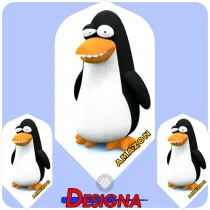 Designa Letky Amazon 3D Life Penquin F1615
