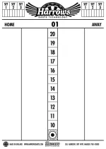 Harrows Scoreboard tabule 47,5 x 34 cm