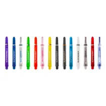 Harrows Násadky Supergrip - medium - black silver