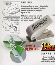 Harrows Flight Punch - vysekávač letek - děrovačka