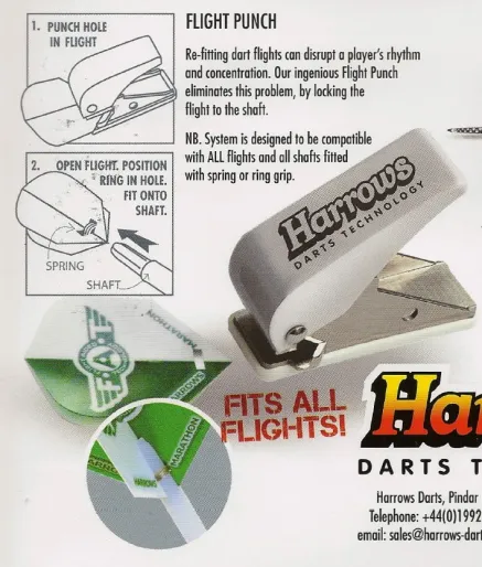 Harrows Flight Punch - vysekávač letek - děrovačka