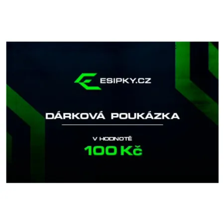 Dárková poukázka 100,- Kč - Fyzicky