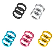 Harrows Supergrip - kroužky na násadky - 3 ks - pink