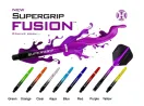 Harrows Násadky Supergrip Fusion - medium - purple
