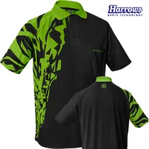 Harrows Košile Rapide - Black & Green - M
