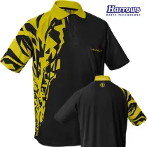 Harrows Košile Rapide - Black & Yellow - L