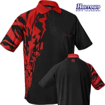 Harrows Košile Rapide - Black & Red - S