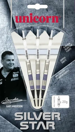 Unicorn Šipky Silver Star GA3 - Gary Anderson - 17g