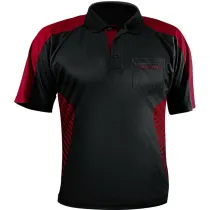 Harrows Košile Vivid - Black & Deep Red - 5XL