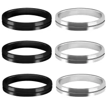 Mission S-Lock Rings - kroužky na násadky - 3 ks - black