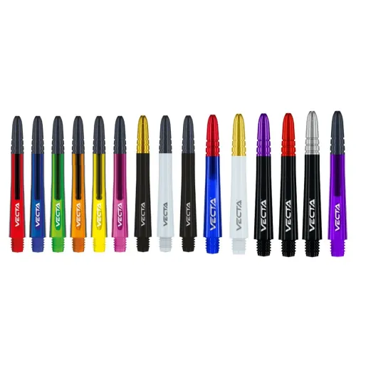 Winmau Násadky Vecta - medium - black silver