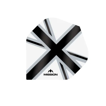Mission Letky Alliance-X Union Jack - White / Black F3111