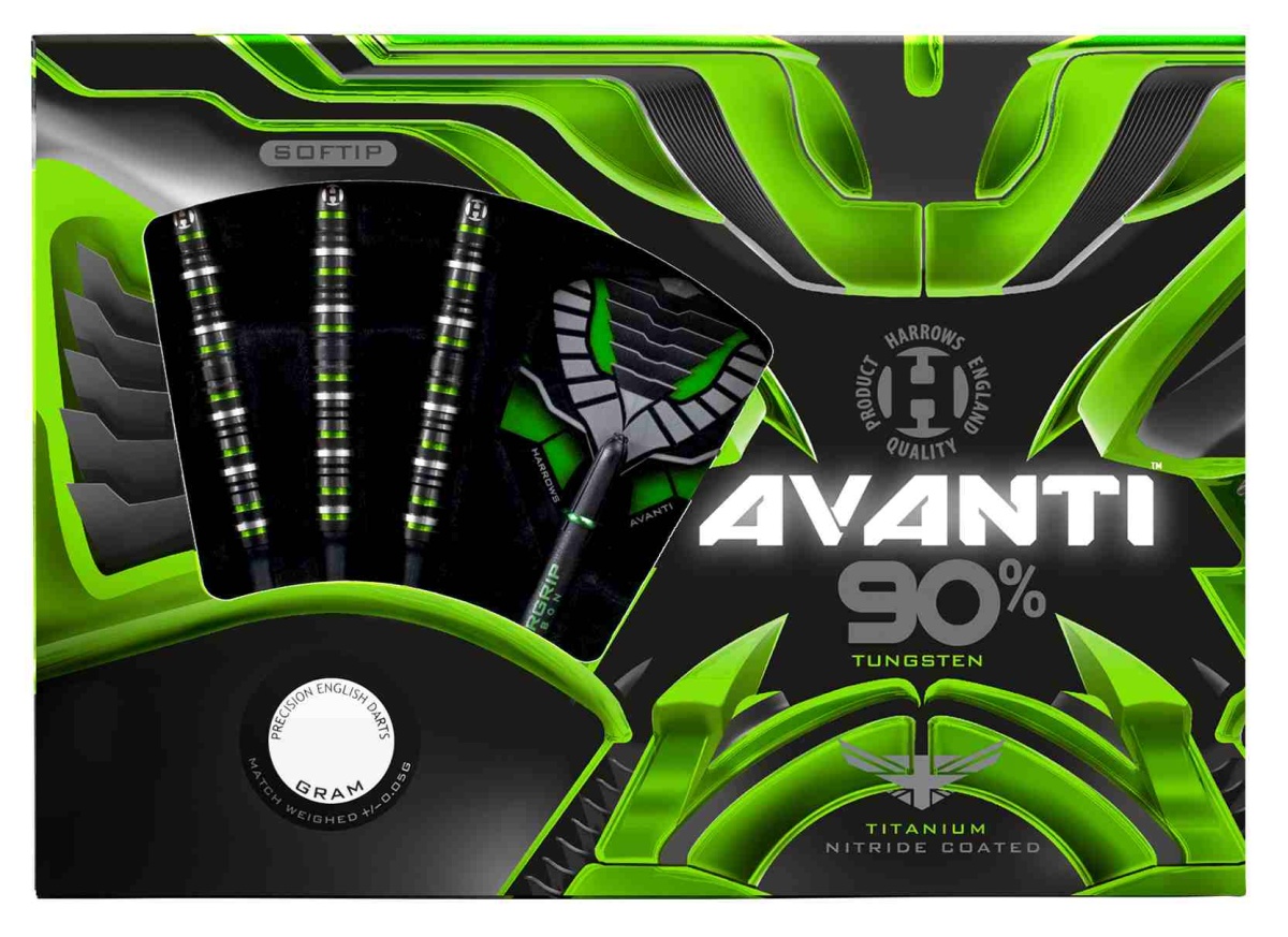 AVANTI 18g タングステン90%（Harrows Šipky Avanti - 18g | E